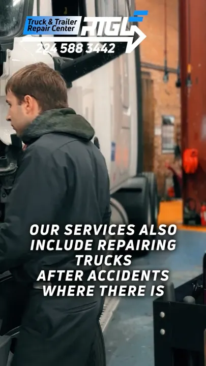 Inside the RT Group Truck Shop: 15-Ton Lift and Accident Repair